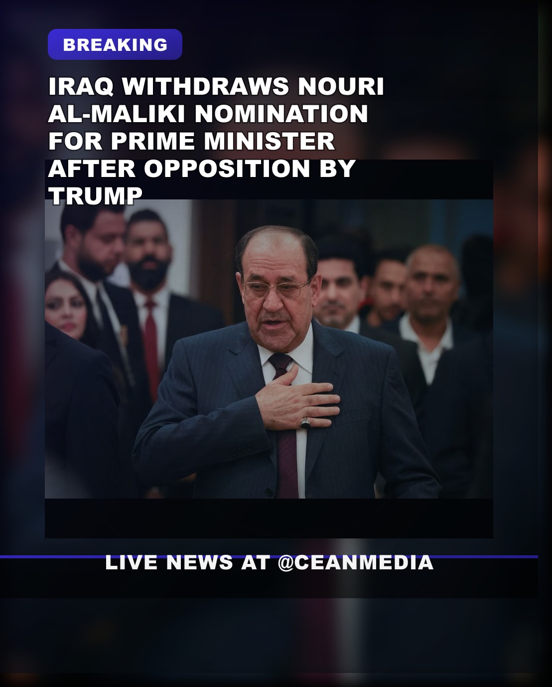 Illustrative photo for: Iraq prime minister nomination withdrawal highlights