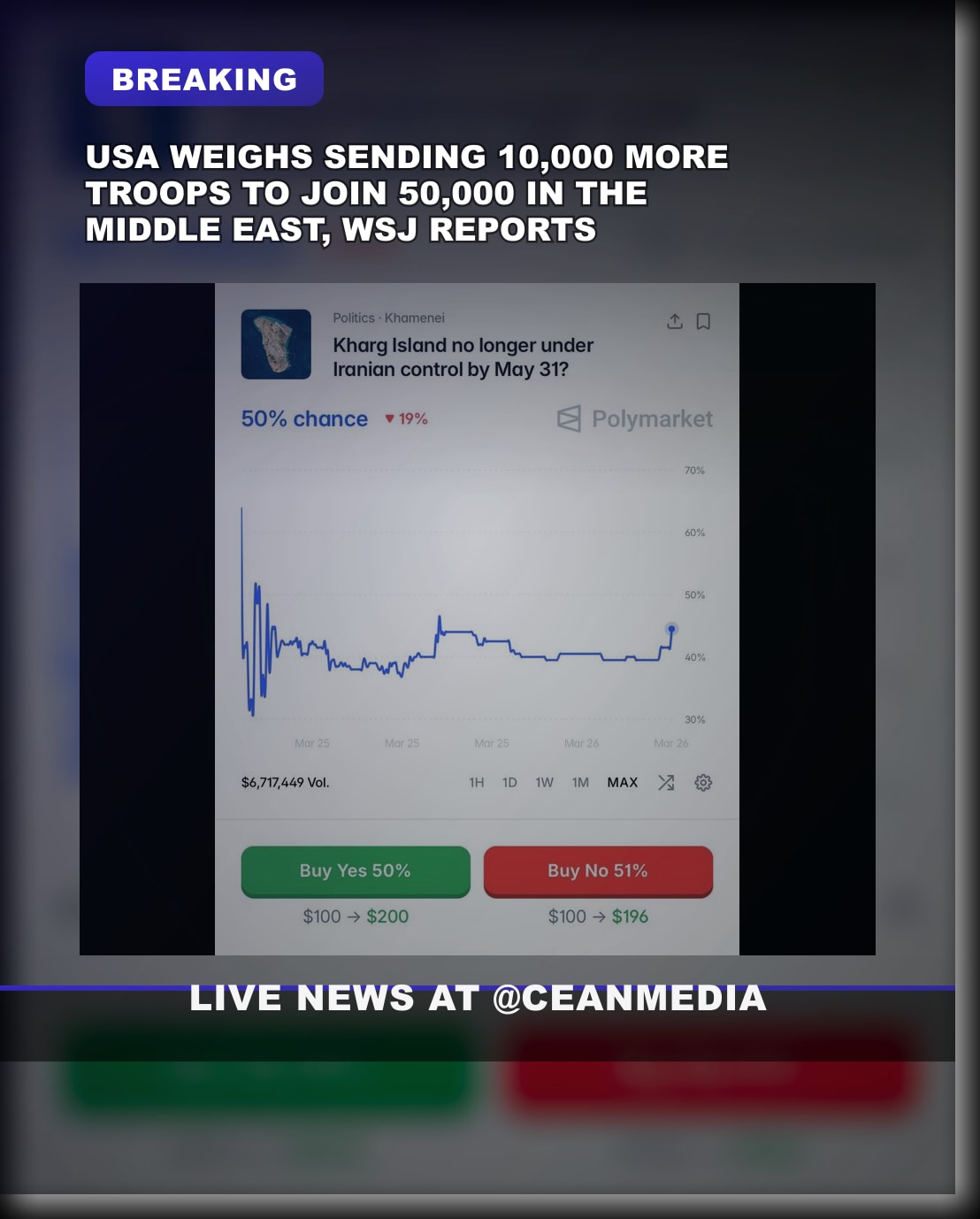 Illustrative photo for: US troop deployment and Iran risk: WSJ says add 10k troops