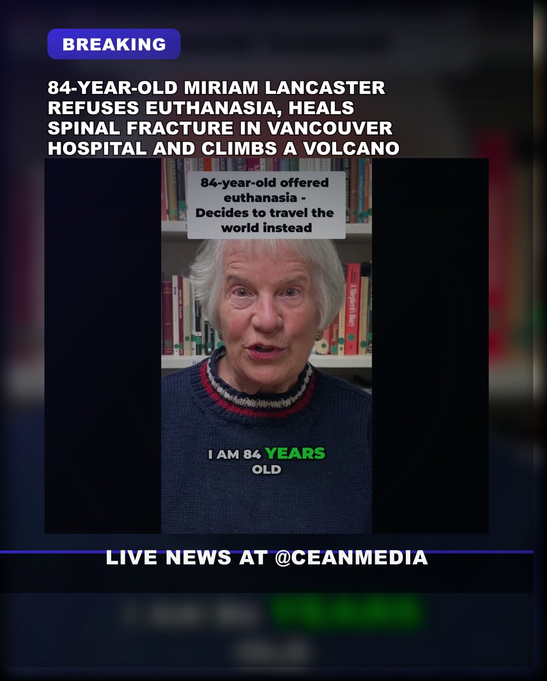 Illustrative photo for: Elderly Woman Asthma: 84-Year-Old Vancouver Patient Climbs