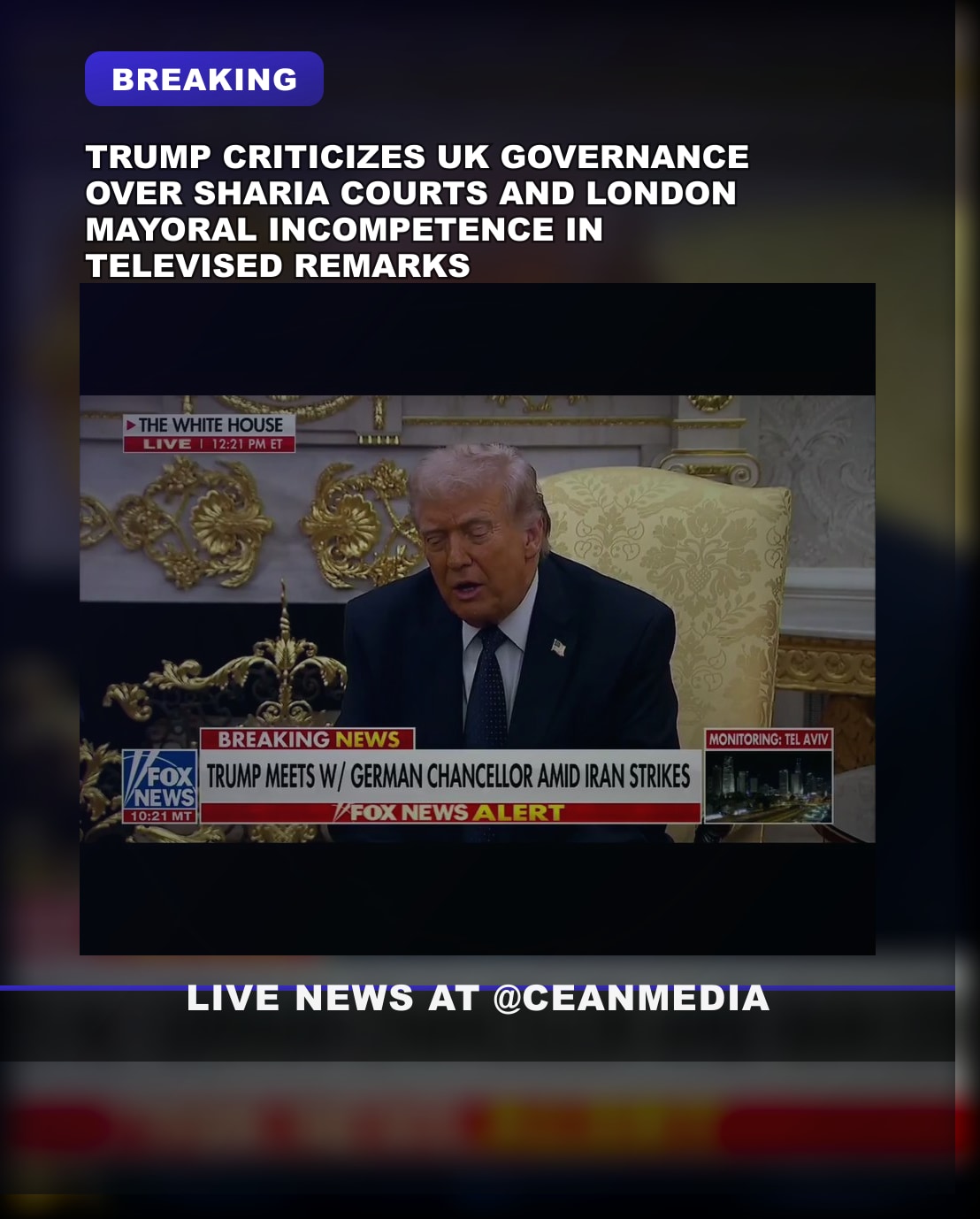 Illustrative photo for: Trump UK criticisms: Attacks on Sharia Courts, London