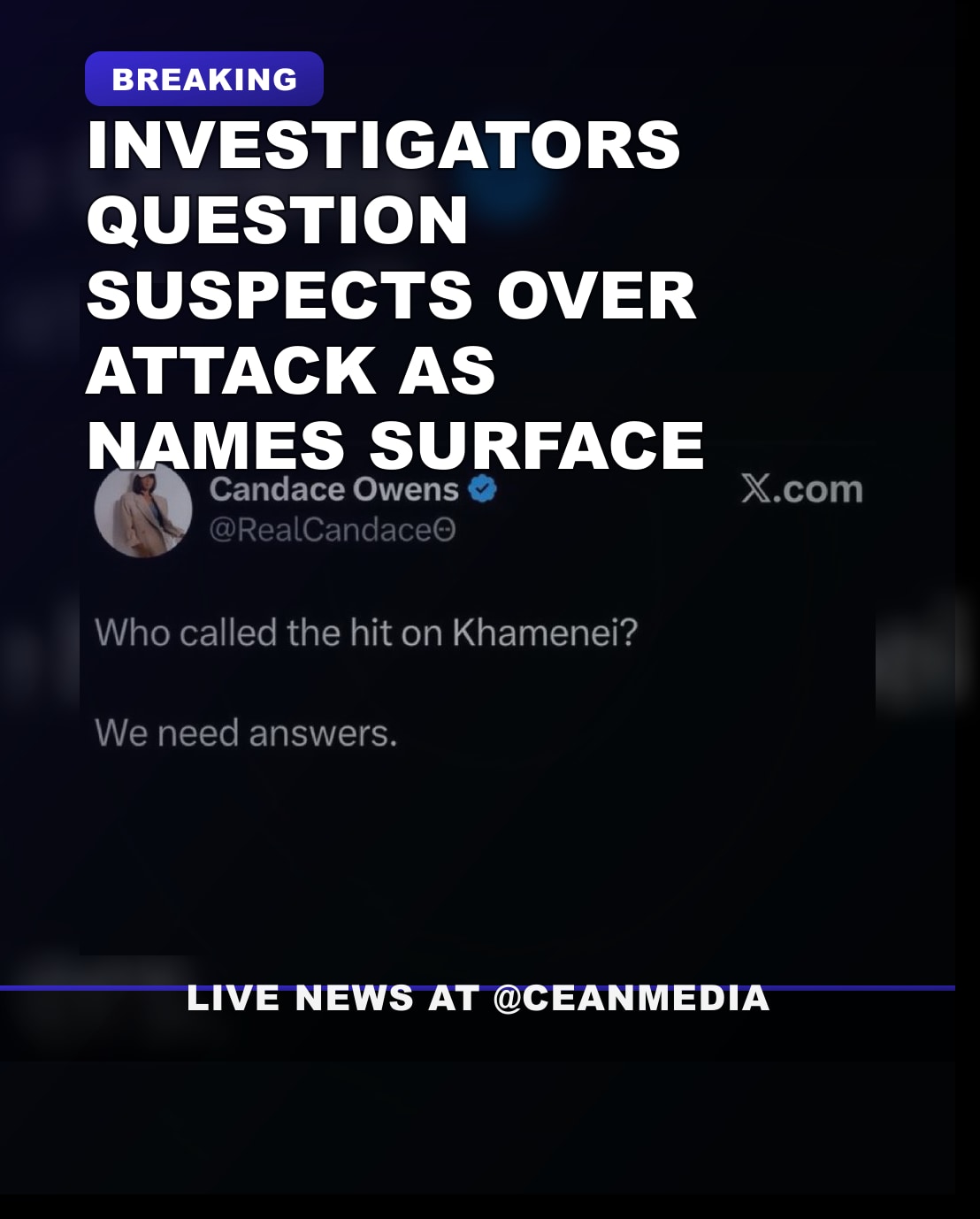 Illustrative photo for: Who Could Be Behind the Attack? to be determined suspects