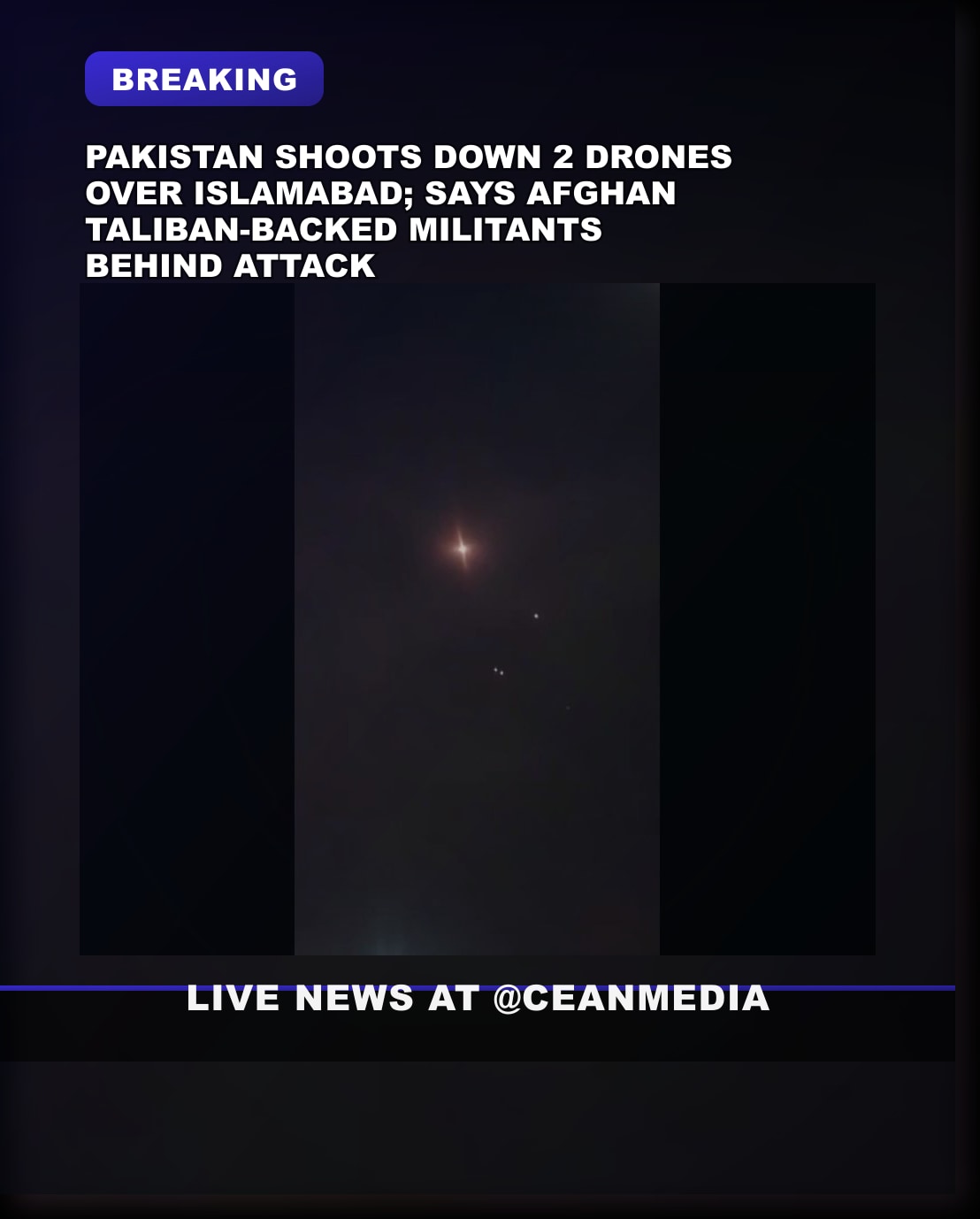 Illustrative photo for: Drone attack Islamabad militants: Pakistan shoots down two