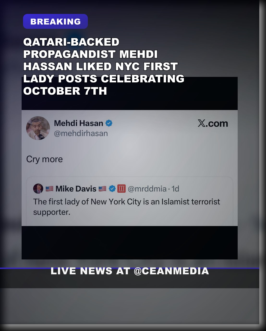 Illustrative photo for: Qatari backed propagandist scrutinized after NYC First Lady