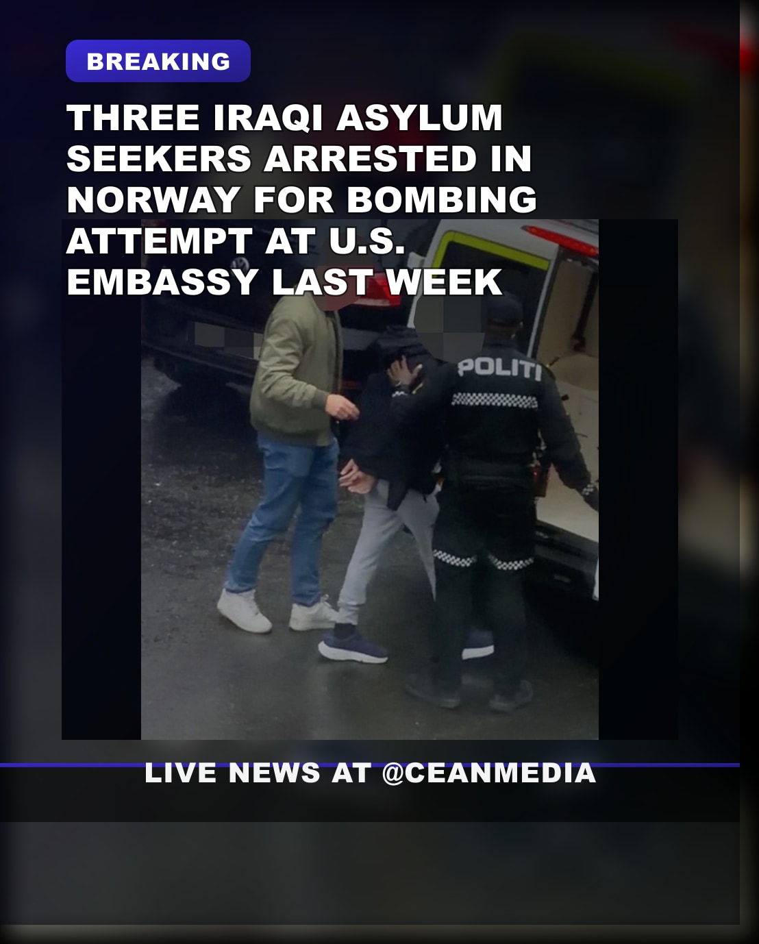 Illustrative photo for: Norway brothers embassy bombing suspicion: Three Iraqi