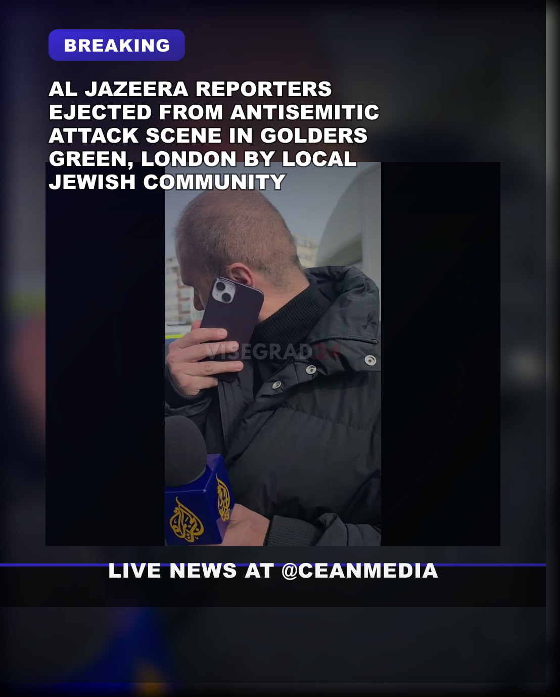 Illustrative photo for: Local journalist safety antisemitism incident in Golders
