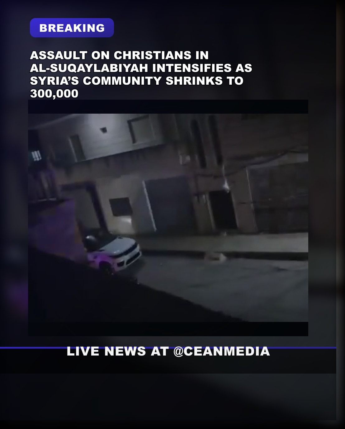 Illustrative photo for: Christians in Syria persecution: Brutal Attack Shrinks