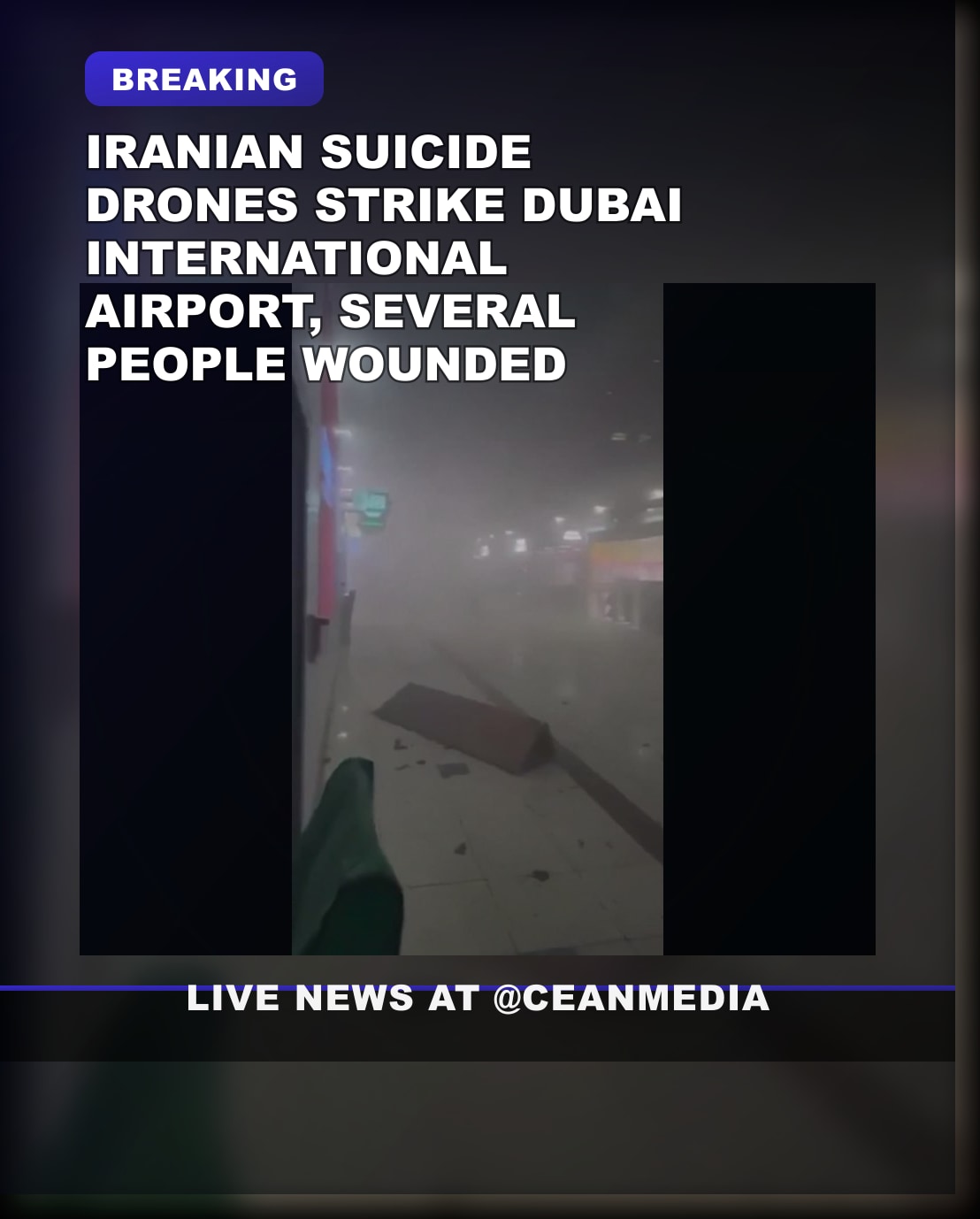 Illustrative photo for: Iranian suicide drones attack Dubai airport wounds reported