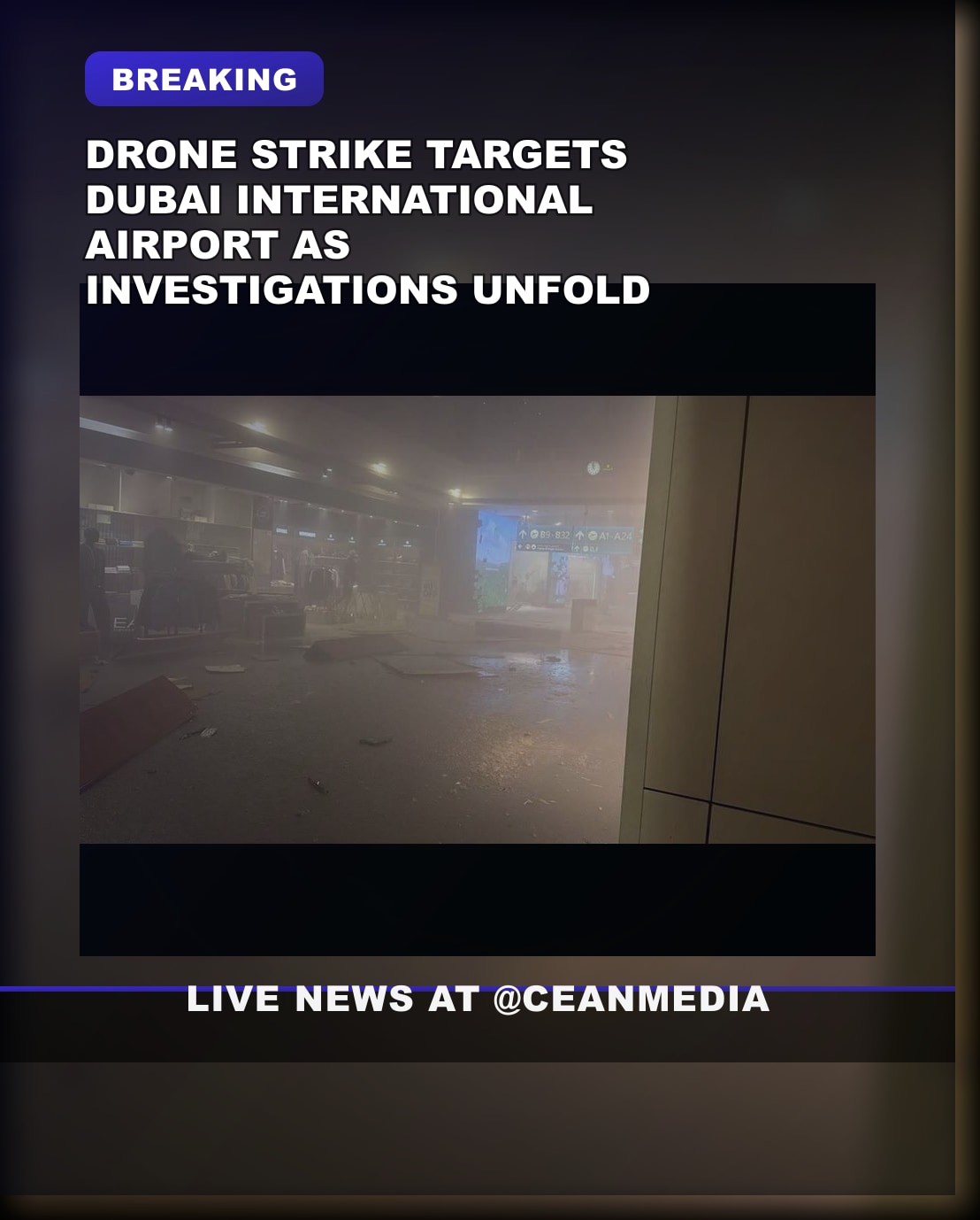 Illustrative photo for: Drone strike Dubai airport raises aviation risk concerns