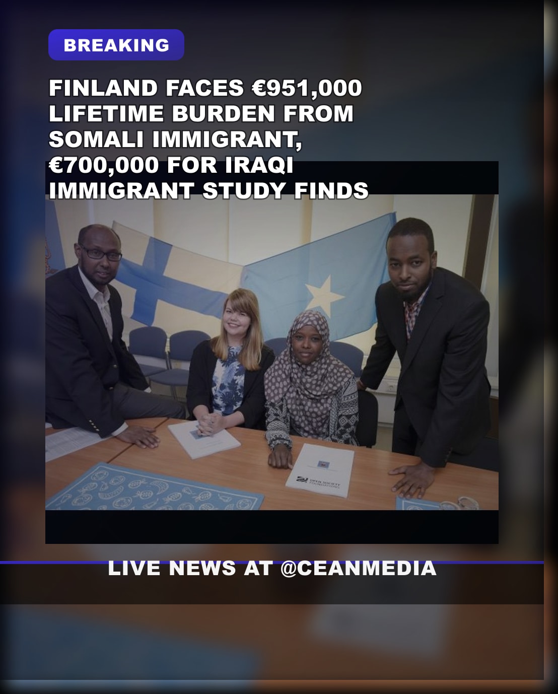 Illustrative photo for: Immigration fiscal burden Finland: New Finnish Study on