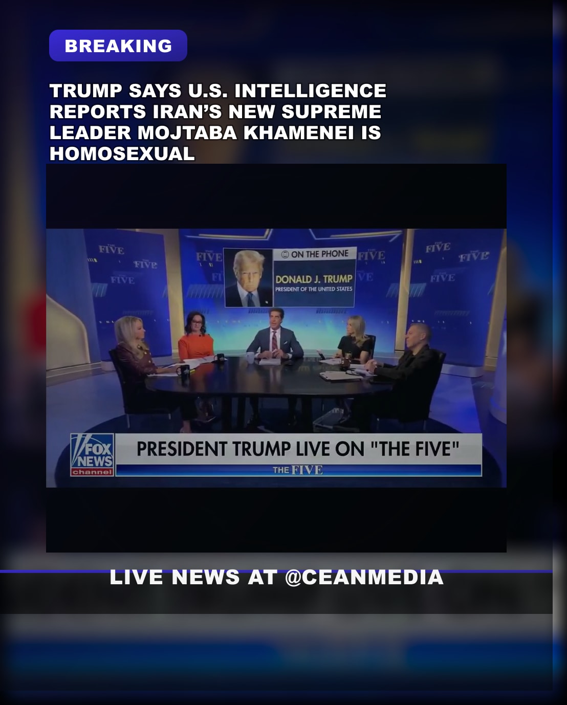 Illustrative photo for: Trump Iran homosexual rumor claim: U.S. intel cites Biden