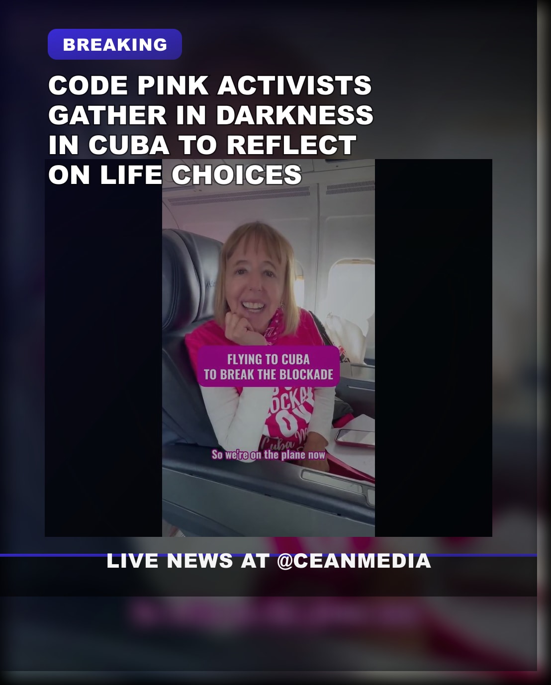 Illustrative photo for: Political commentary headline: Code Pink activists in Cuba