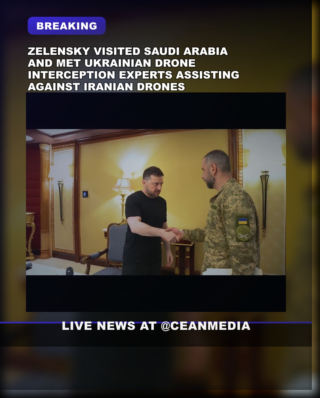 Illustrative photo for: Ukraine security provider Zelensky visit: Zelensky Meets