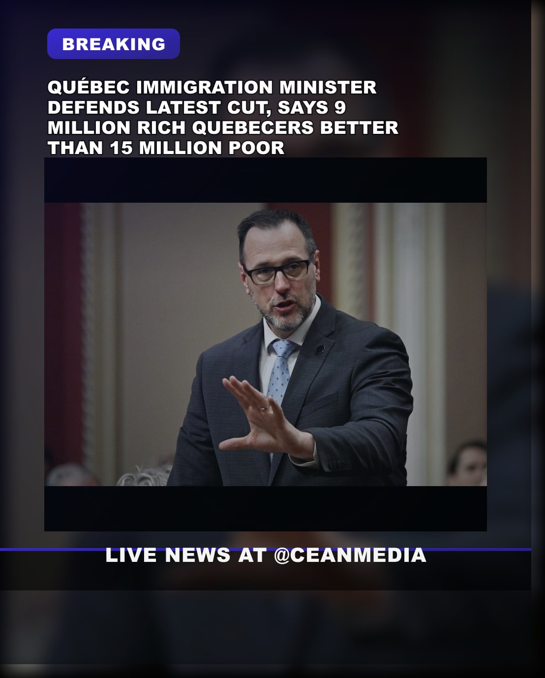 Illustrative photo for: Québec Immigration Minister Defends New Policy: Better 9M