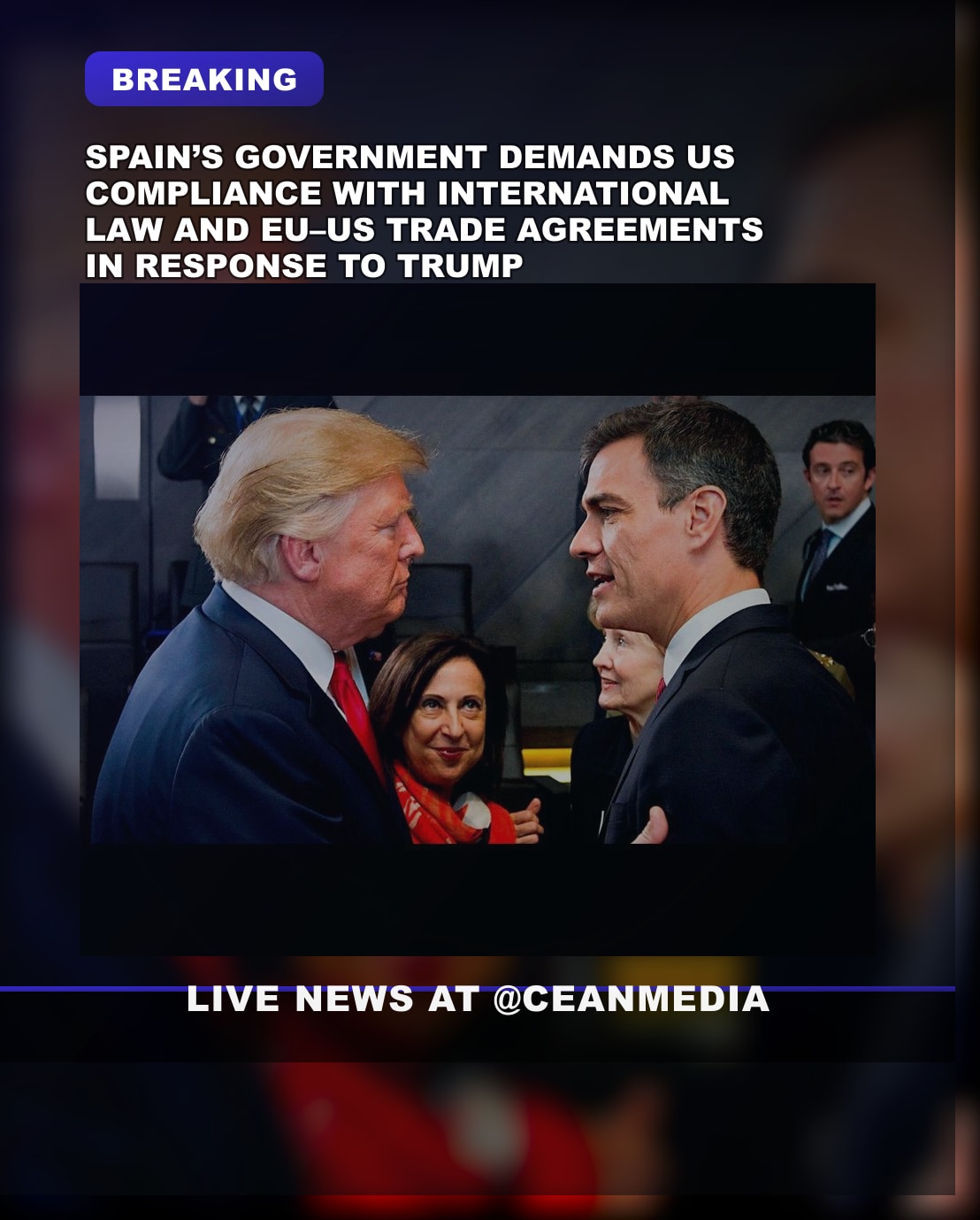 Illustrative photo for: Spain demands US respect international law trade agreements