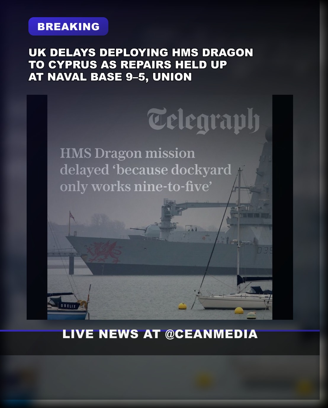 Illustrative photo for: UK Cyprus drone defense delay
