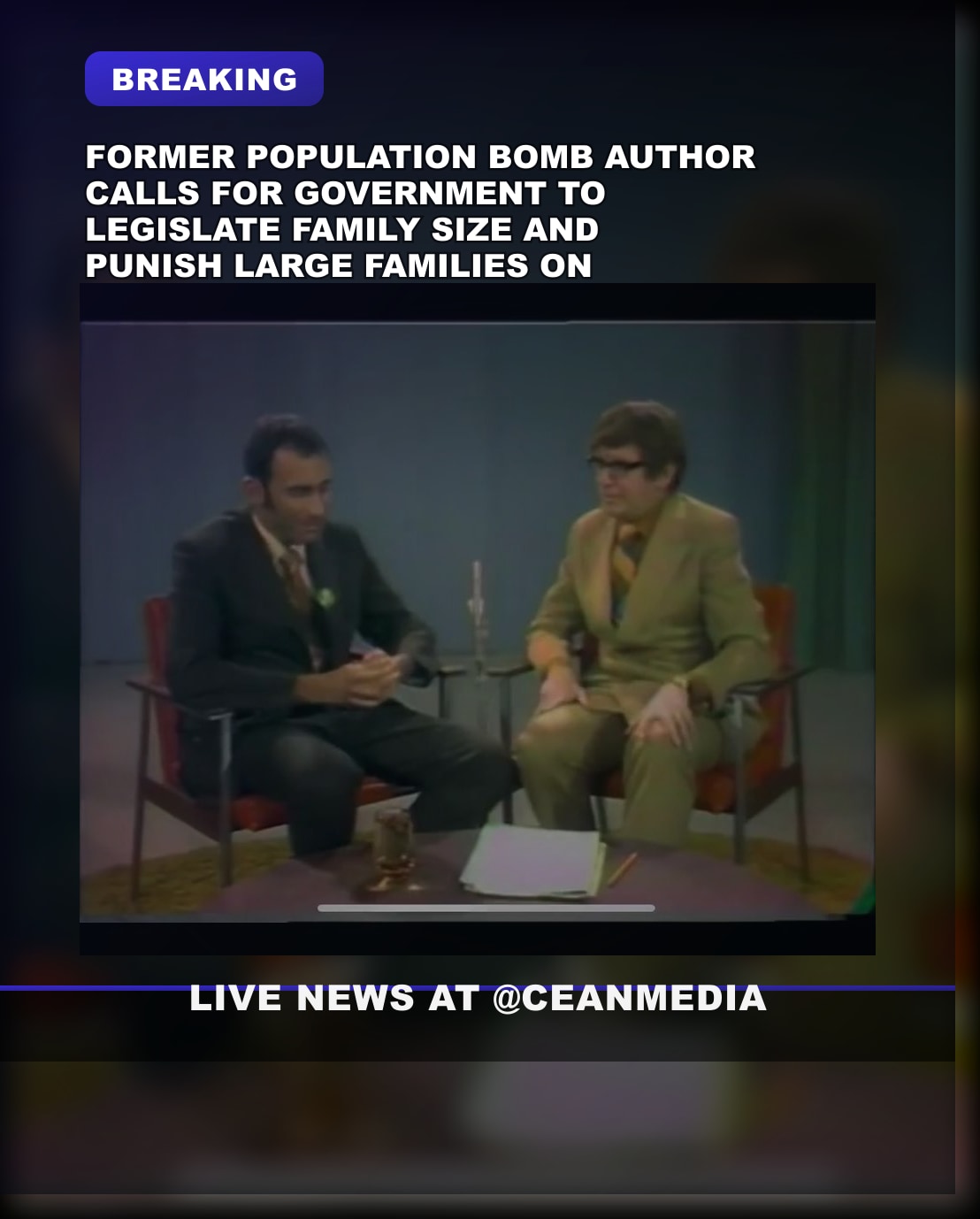 Illustrative photo for: Population control overreach story: Ehrlich urges penalties