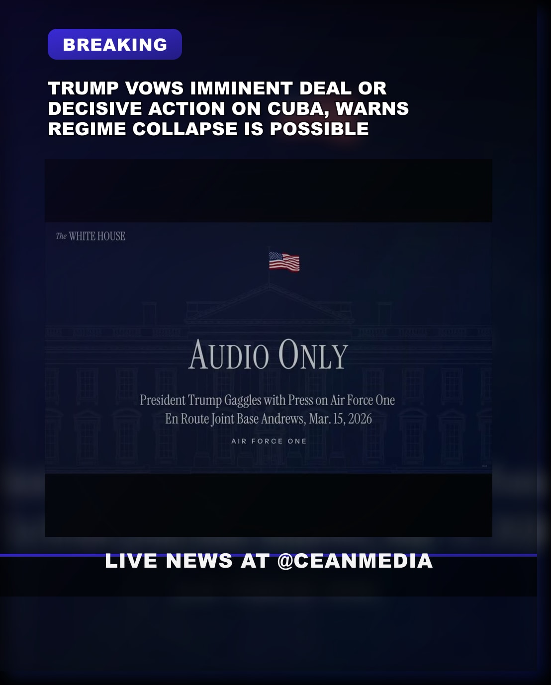 Illustrative photo for: Trump Cuba policy bluster: Trump signals likely agreement