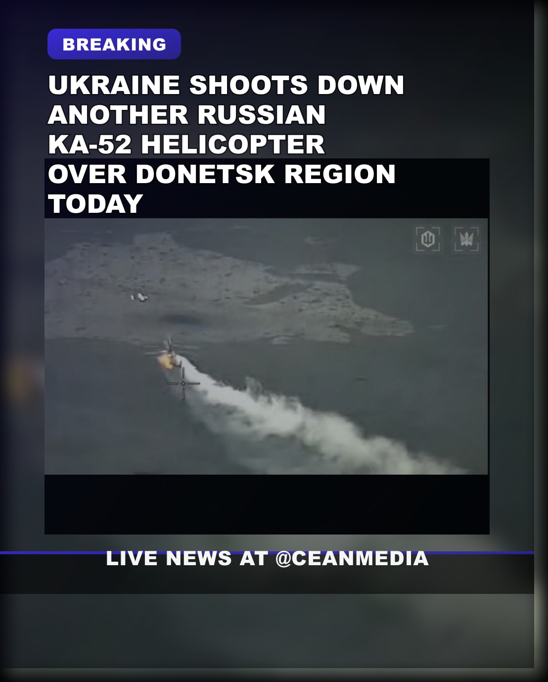 Illustrative photo for: Ukraine shot down Ka 52 helicopter Donetsk