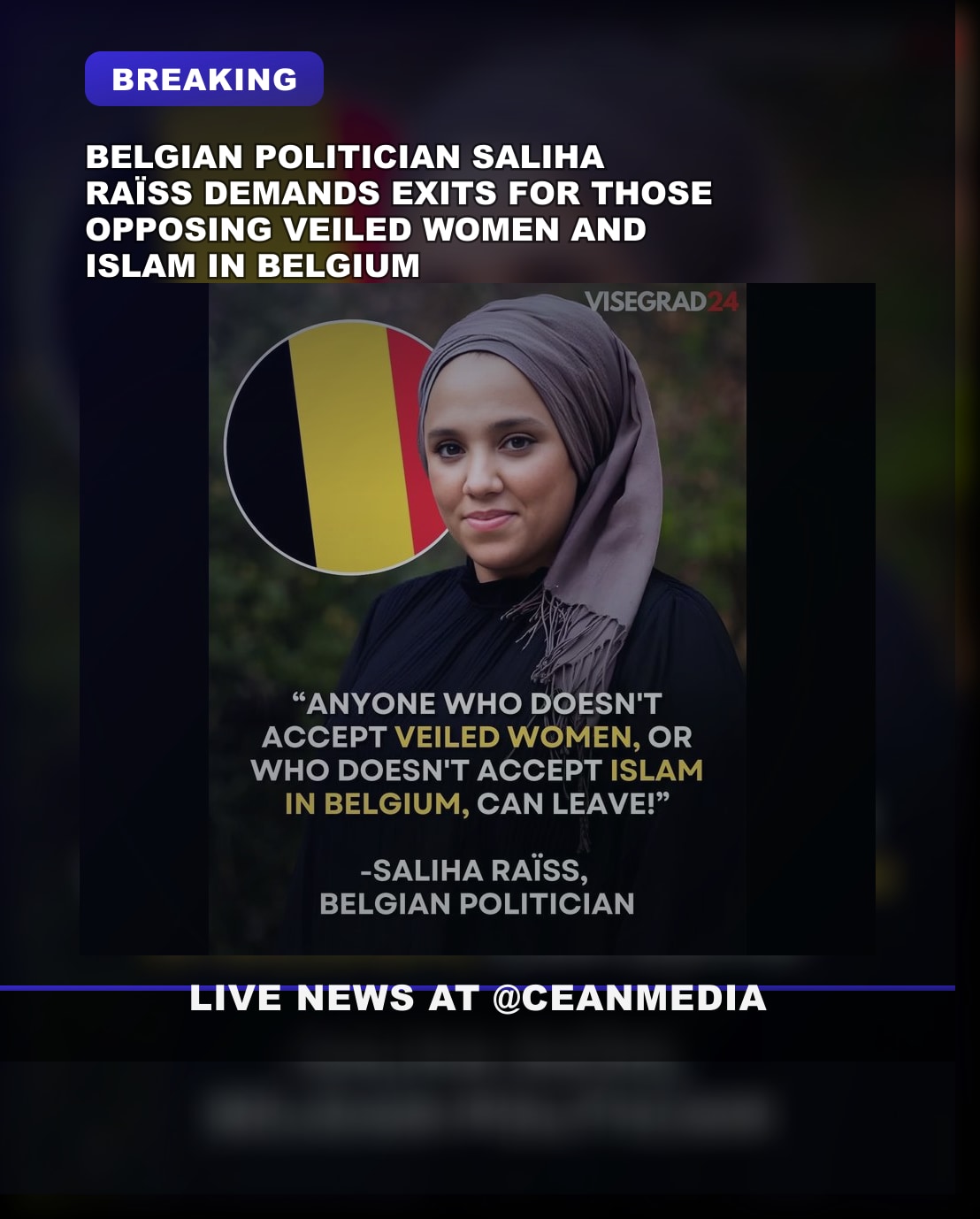 Illustrative photo for: Belgian Politician Calls for Departure for Rejection of
