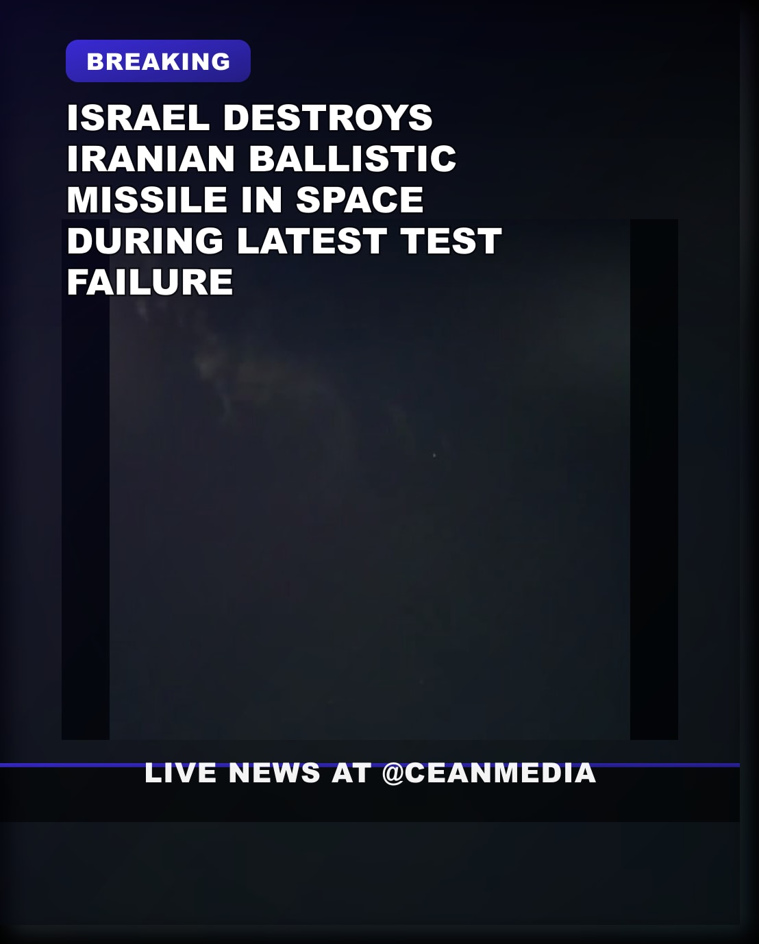 Illustrative photo for: Israel destroys Iranian missile space, officials say