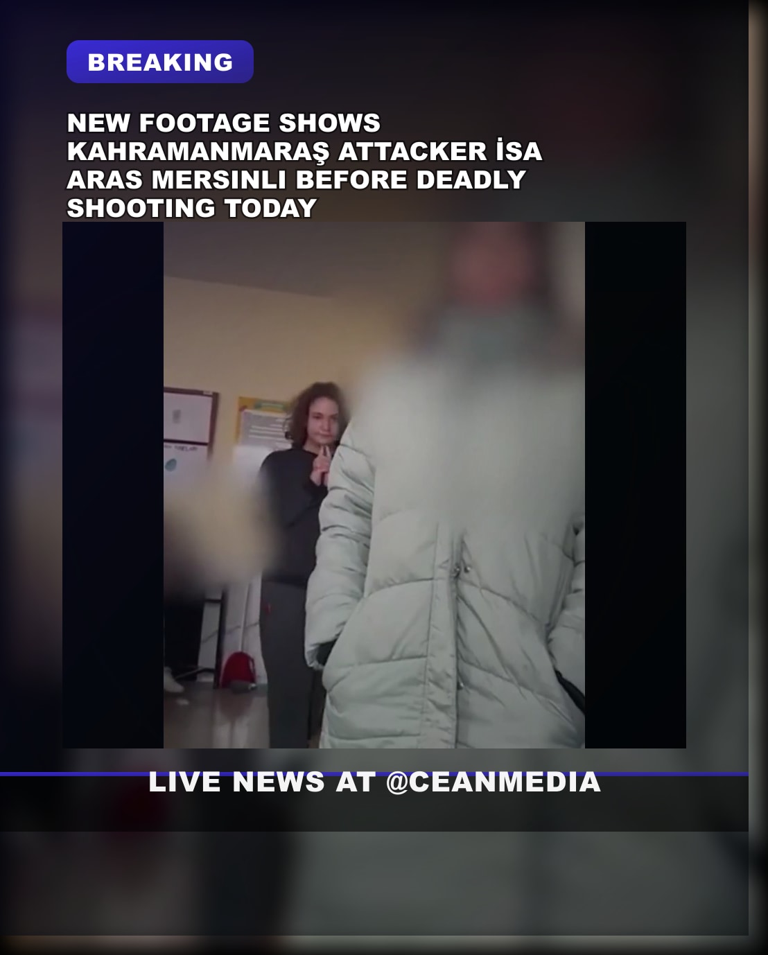 Illustrative photo for: Kahramanmara attacker footage identified confirms suspect