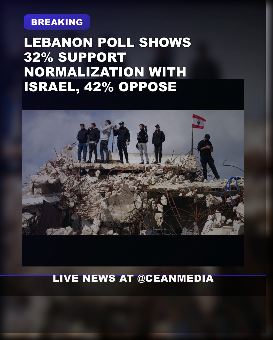 Illustrative photo for: Lebanese attitudes toward normalization: Poll shows mixed