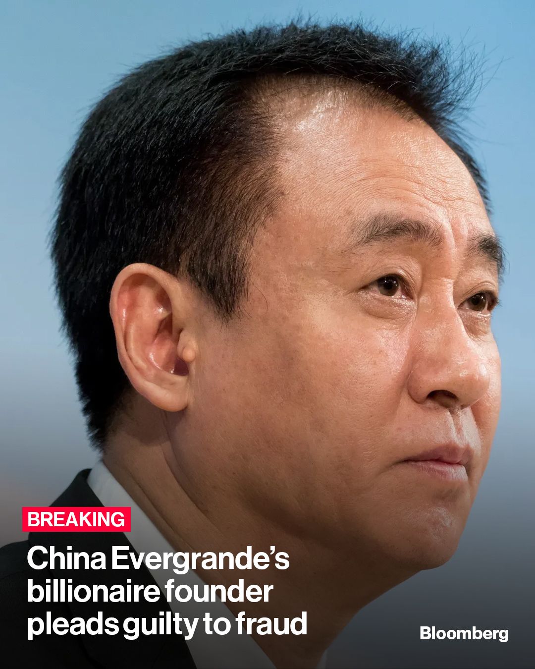 Illustrative photo for: Evergrande founder guilty plea shocks China court verdict