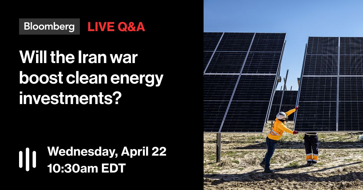 Illustrative photo for: Green energy investment trends: Iran conflict and