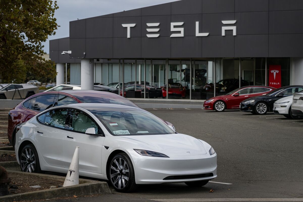 Illustrative photo for: Tesla earnings beat estimates profitability holds up amid