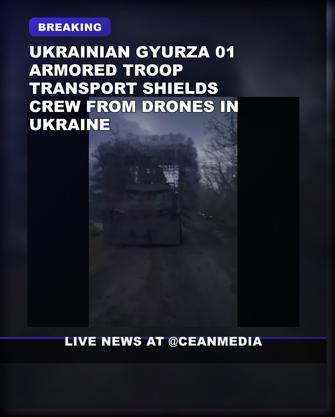 Illustrative photo for: UkrArmoTech armored transport protection: GYURZA 01 Debuts