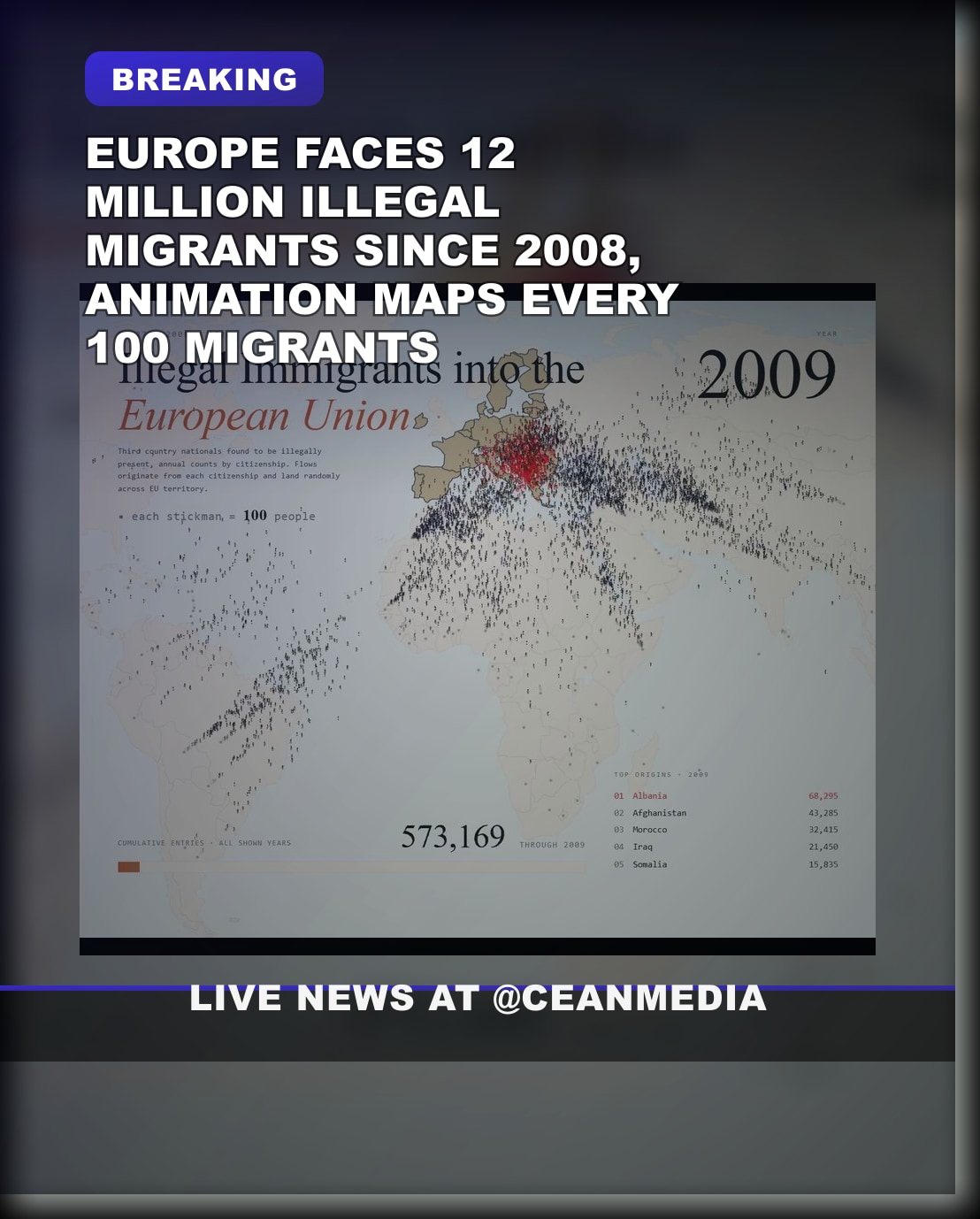 Illustrative photo for: Europe Timeline: illegal migrants europe timeline