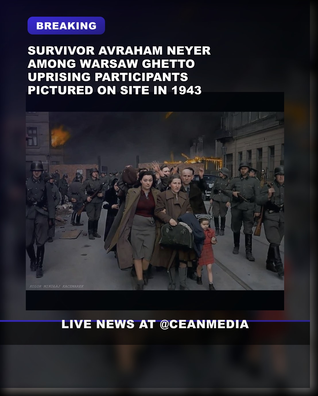 Illustrative photo for: Women, Child Survive? Warsaw Ghetto Uprising Yehudit Neyer