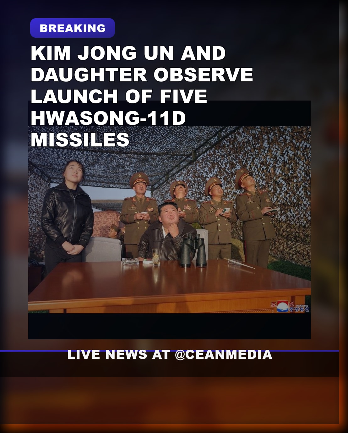 Illustrative photo for: Kim Jong Un Daughter Missiles: North Korea Launches Five