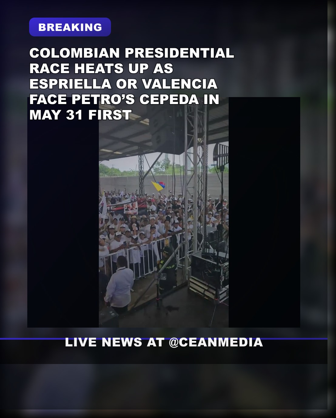 Illustrative photo for: Colombian presidential election headlines: Outsider Abdalá