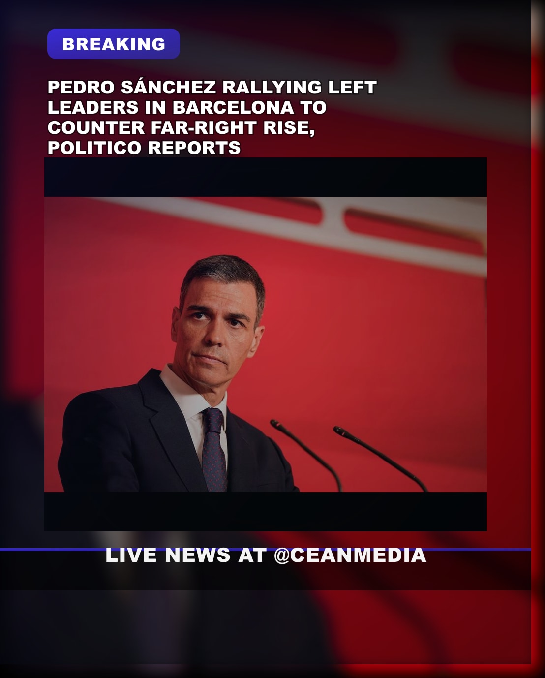 Illustrative photo for: Sánchez Emerges as Global Socialist Revival Leadership at