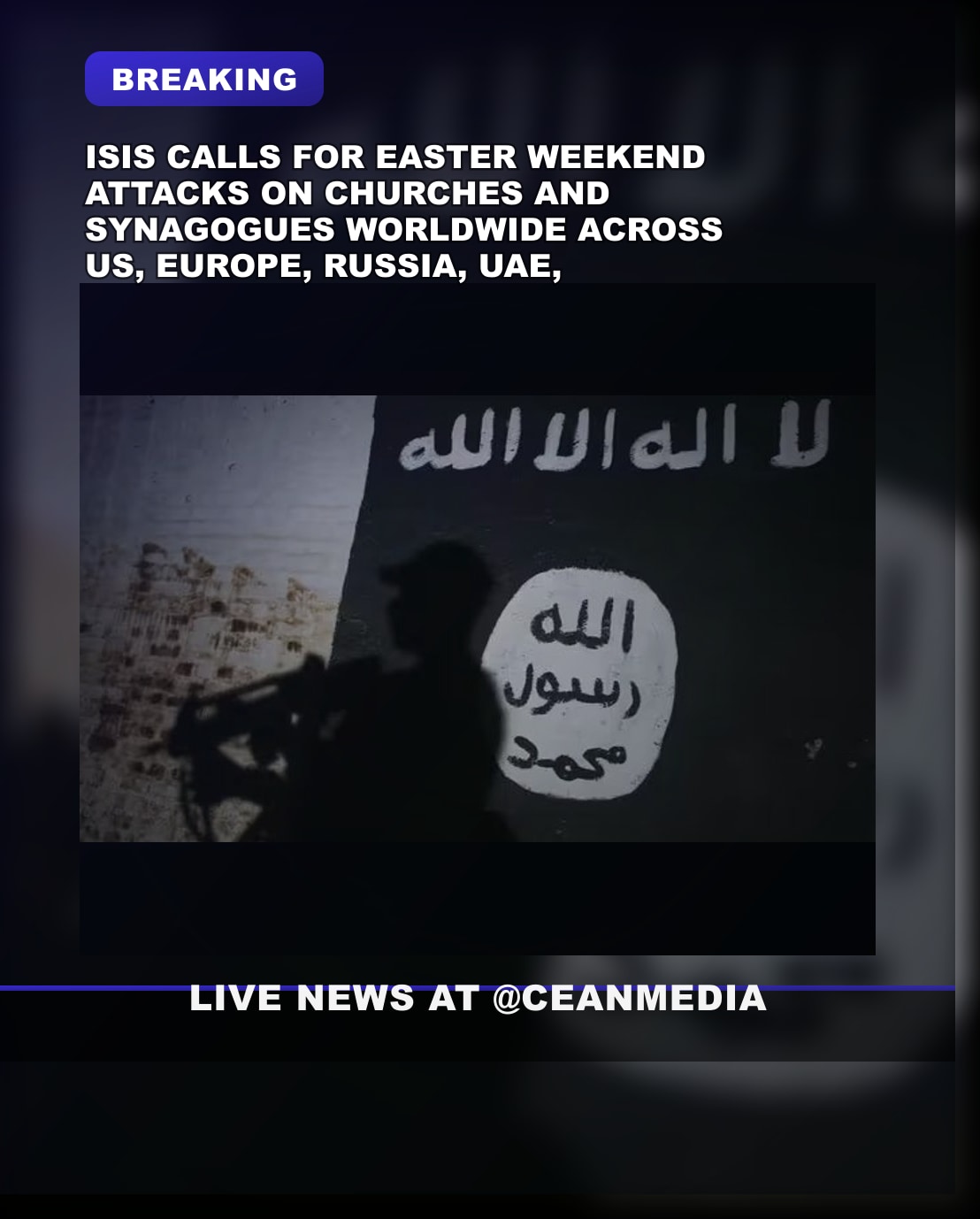 Illustrative photo for: ISIS calls for arson attacks Easter weekend