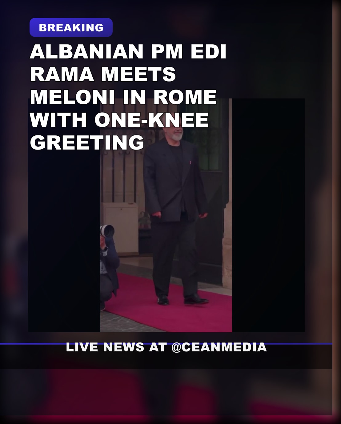 Illustrative photo for: Albanian PM Meloni meeting sparks Rome diplomacy burst