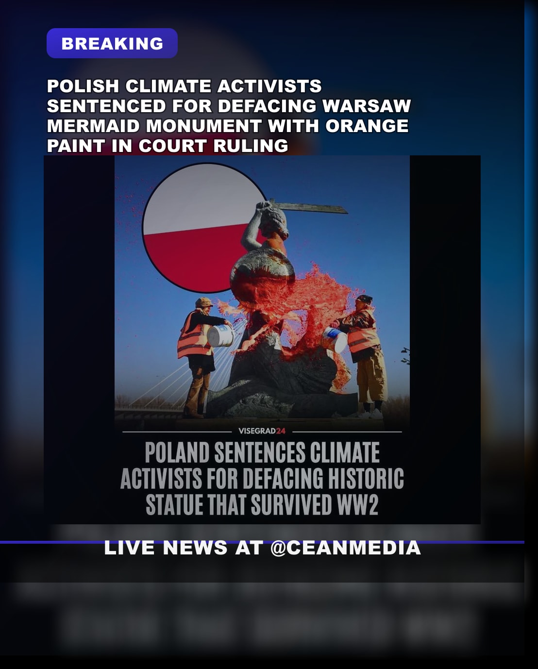 Illustrative photo for: Polish climate activists court sentence: Community service,
