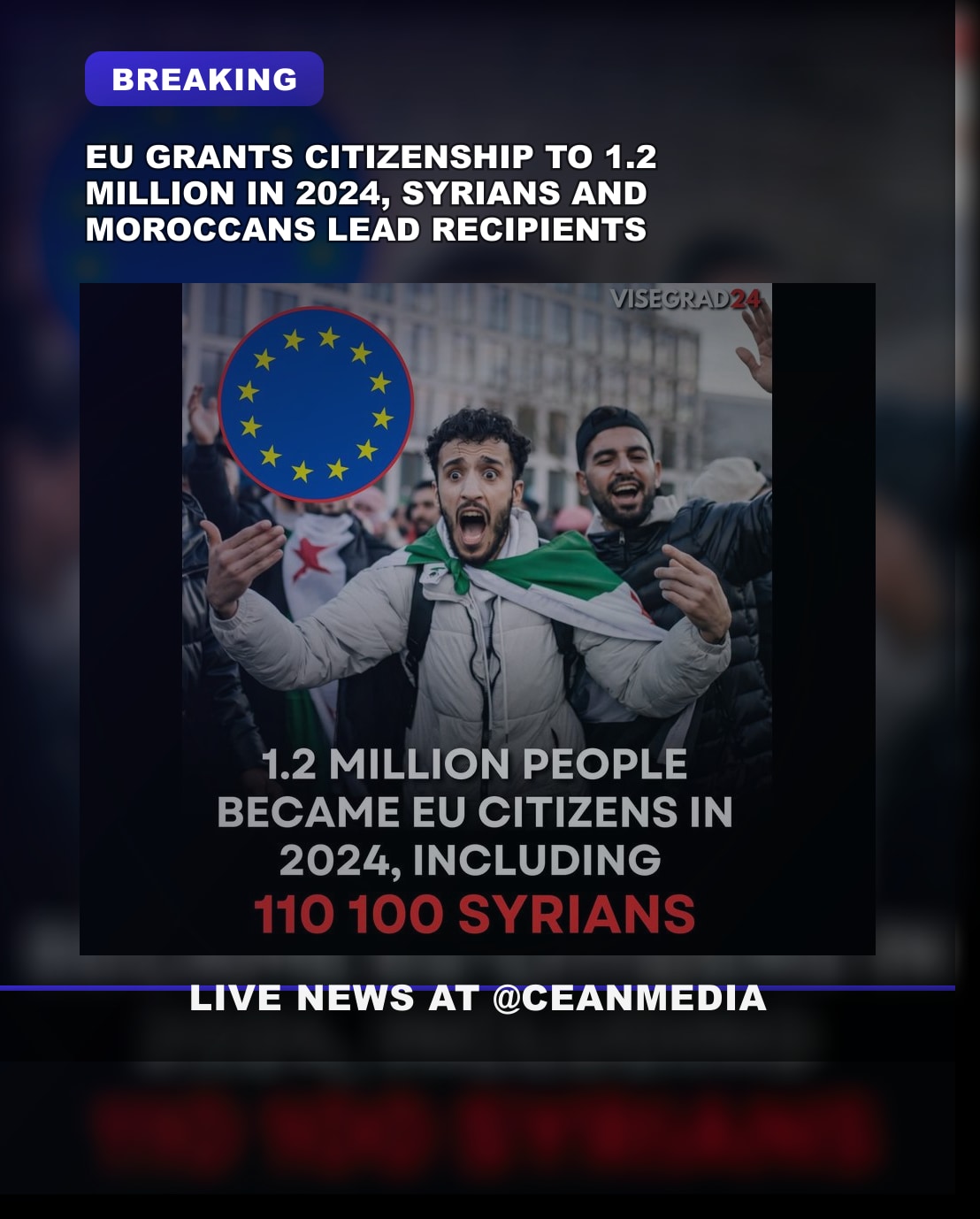 Illustrative photo for: EU citizenship grants 2024: millions gain full work and