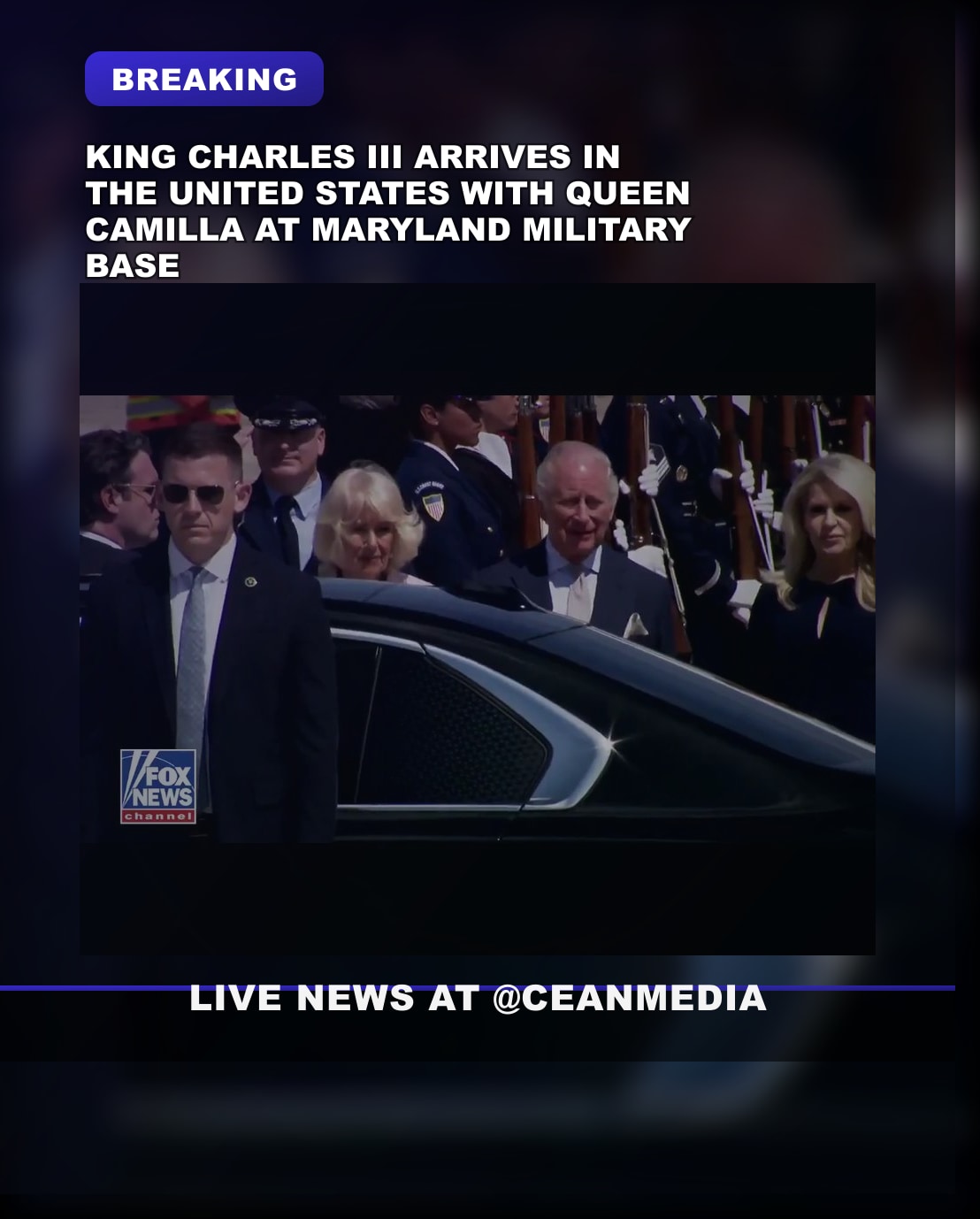 Illustrative photo for: Royal visit to the united states: King Charles III lands in