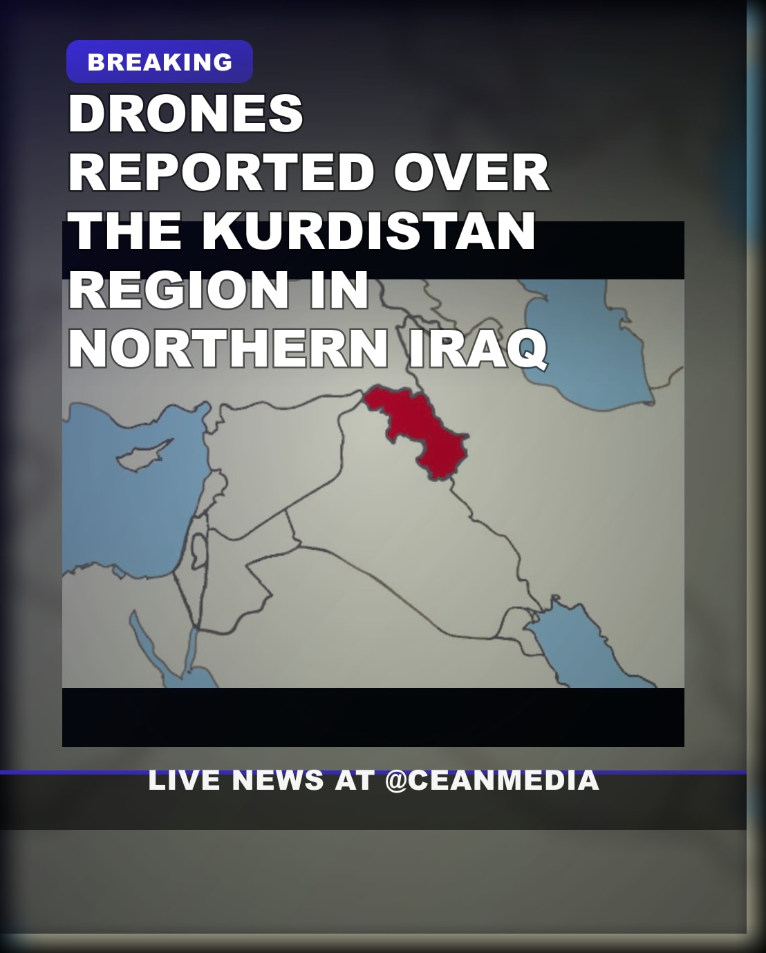 Illustrative photo for: Drones over Kurdistan region raise concerns, officials say