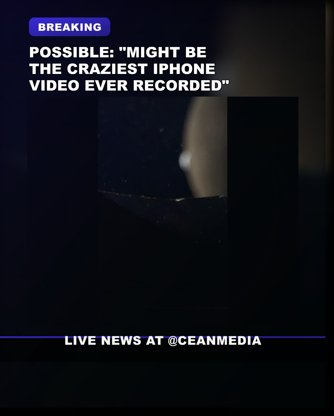 Illustrative photo for: Craziest iPhone Video Ever: Shocking Clip