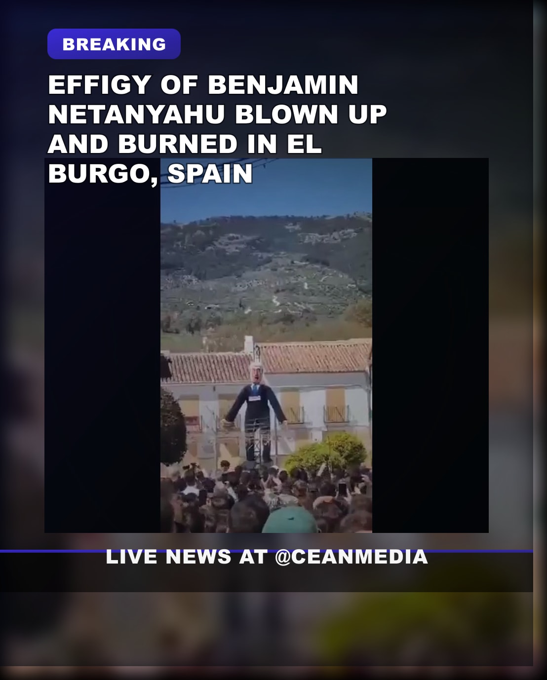 Illustrative photo for: Violent anti Israel protest damage: Spanish Town blast