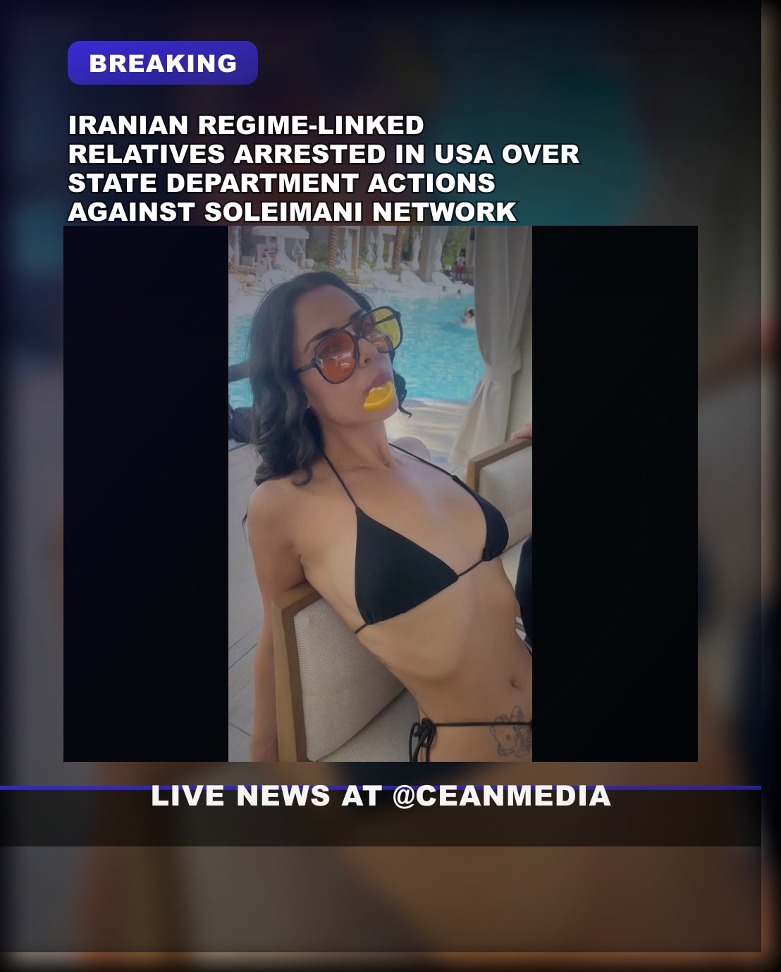 Illustrative photo for: Soleimani relative lavish life Sparks Arrests After State