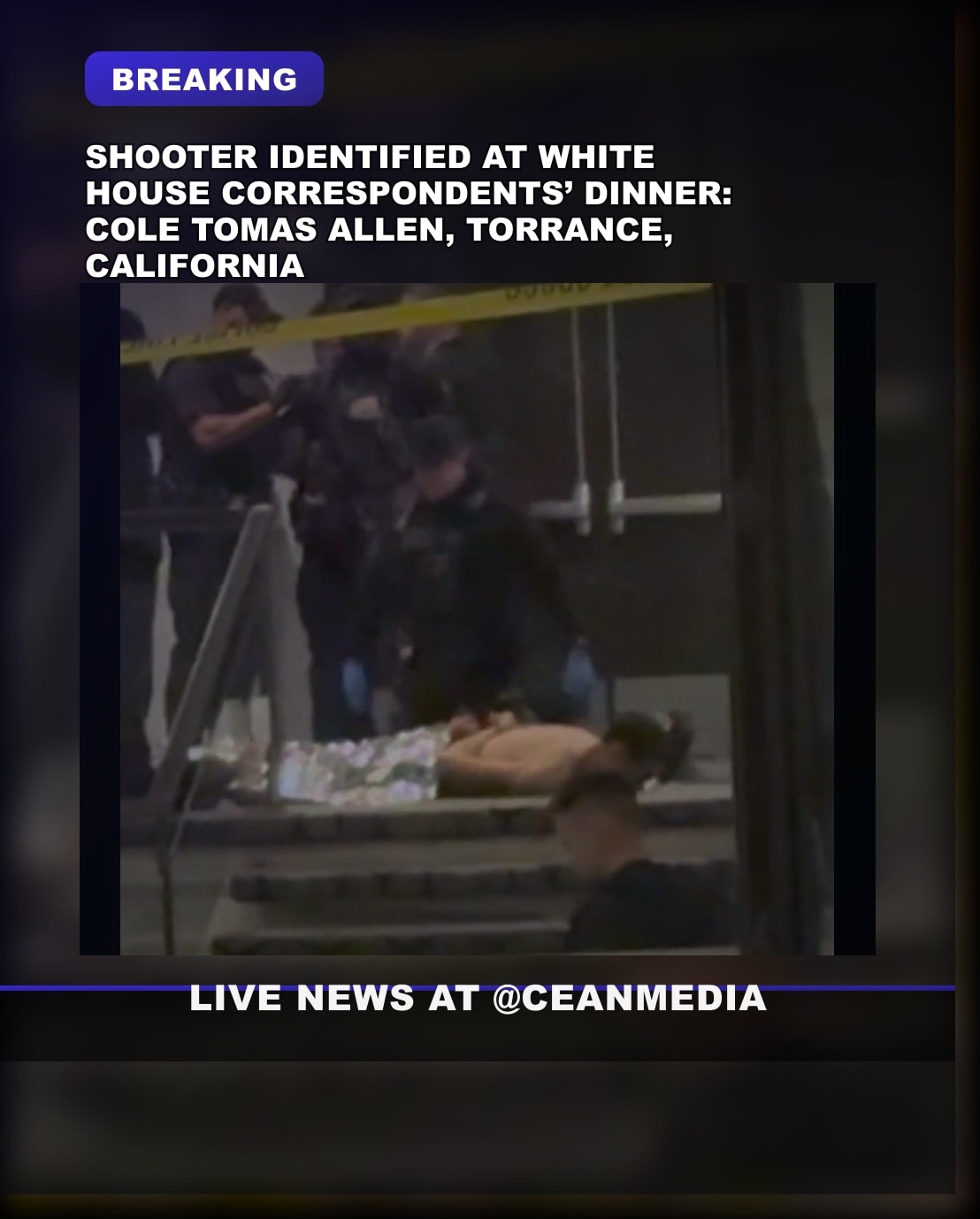 Illustrative photo for: White House Correspondents Dinner shooter identified: