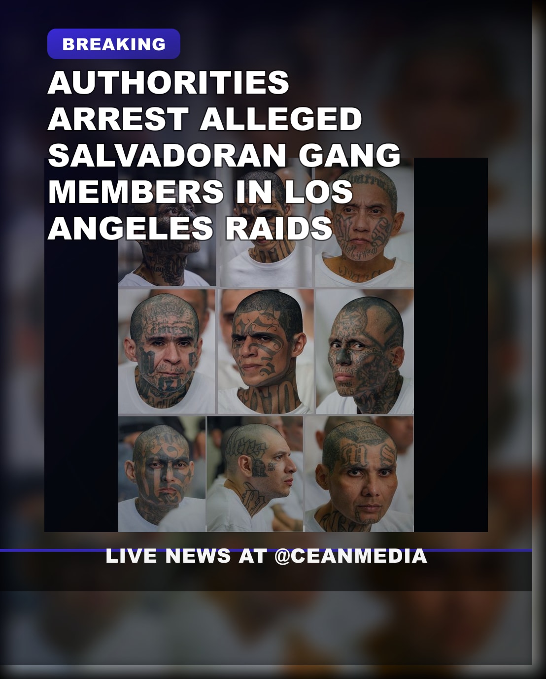 Illustrative photo for: El Salvador gang members selection: Selected Individuals