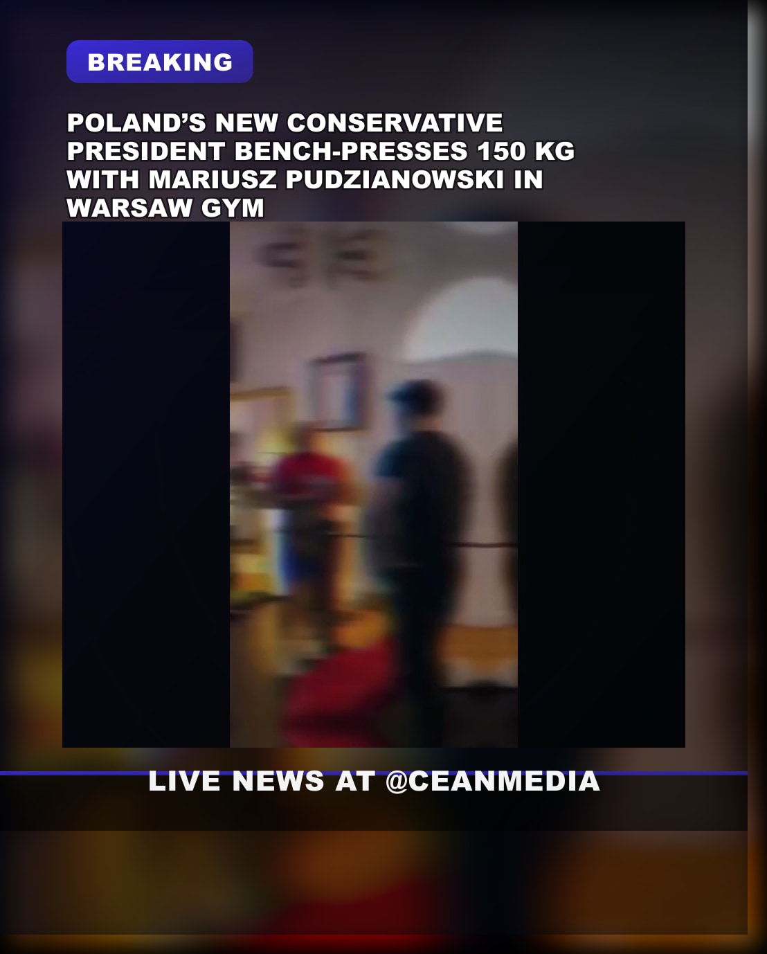 Illustrative photo for: Poland’s New President Bench-Pressed 150 kg in