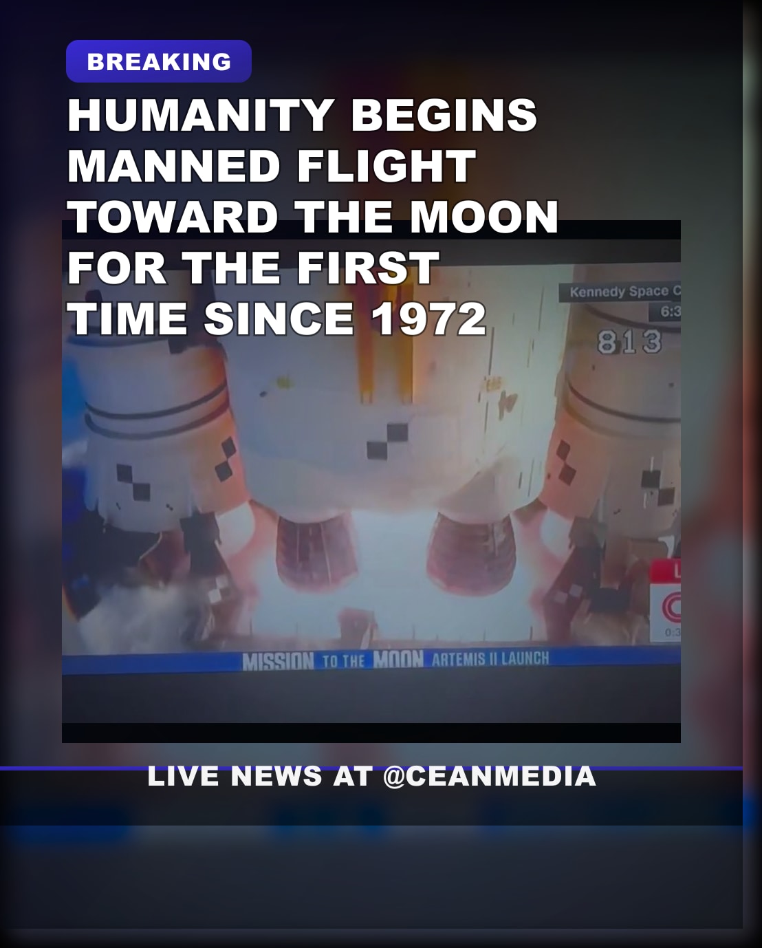 Illustrative photo for: Manned lunar flight resumes breaks: First Manned Moon