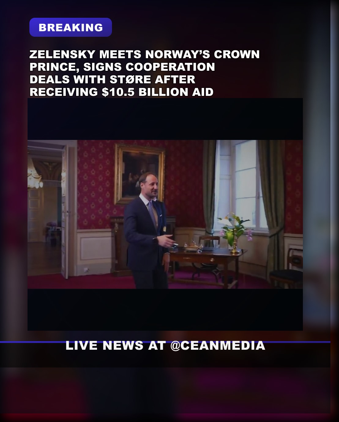 Illustrative photo for: Ukraine Norway cooperation agreements: Zelensky Signs New