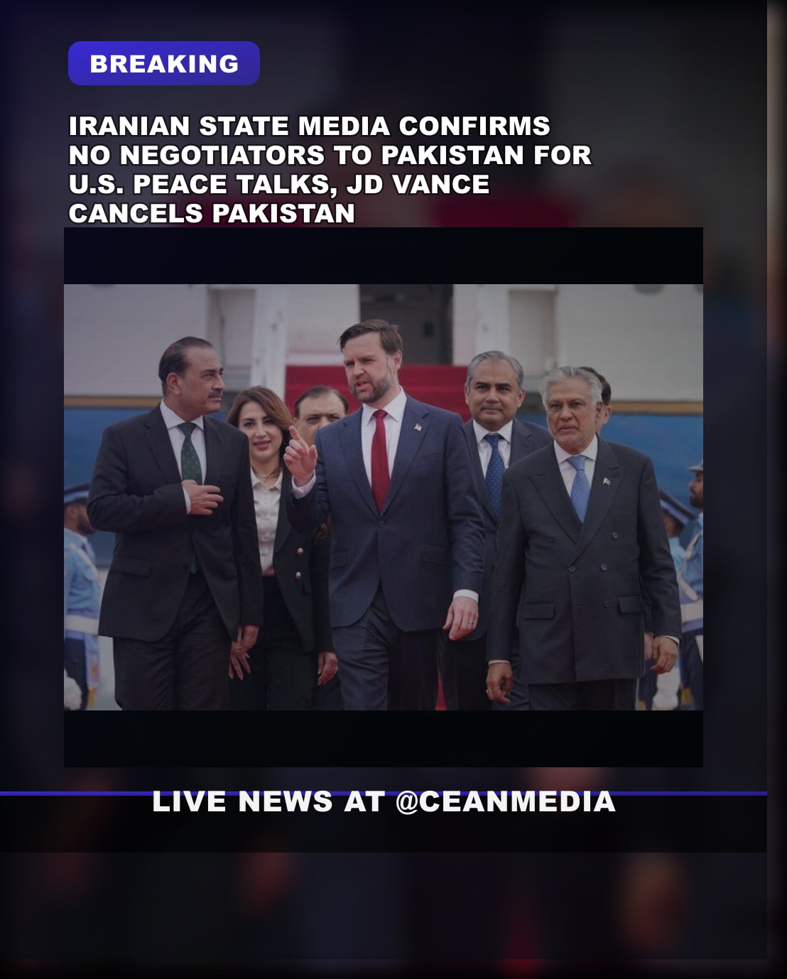 Illustrative photo for: Iran Pakistan peace talks uncertainty: Iran Won’t Send